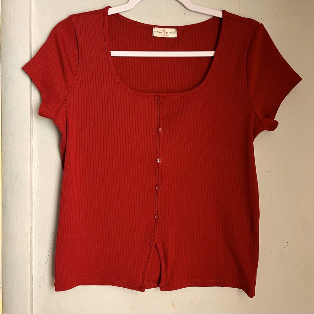 FRANKEE + SKYLARR Ribbed Top